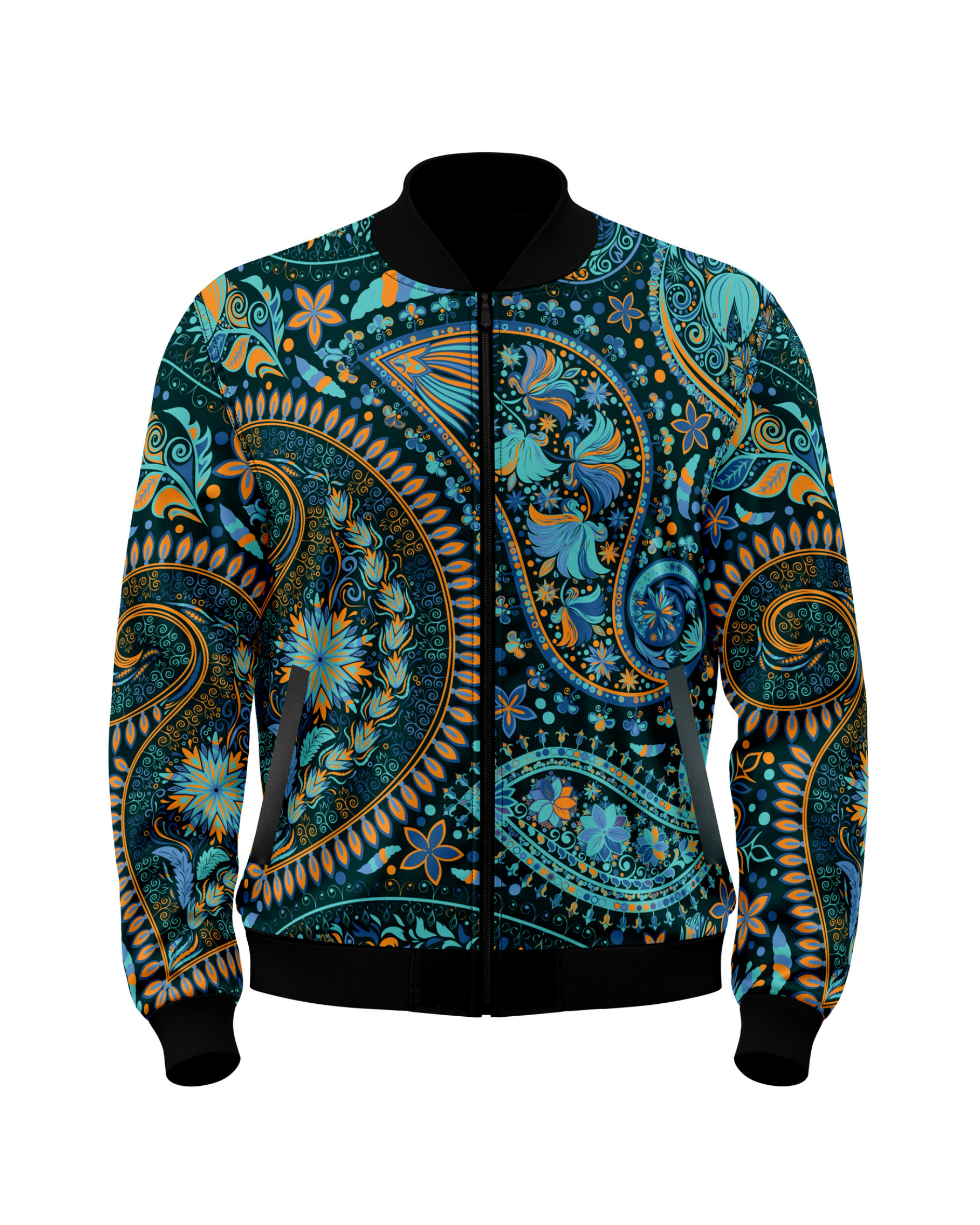 Midnight Tapestry Bomber