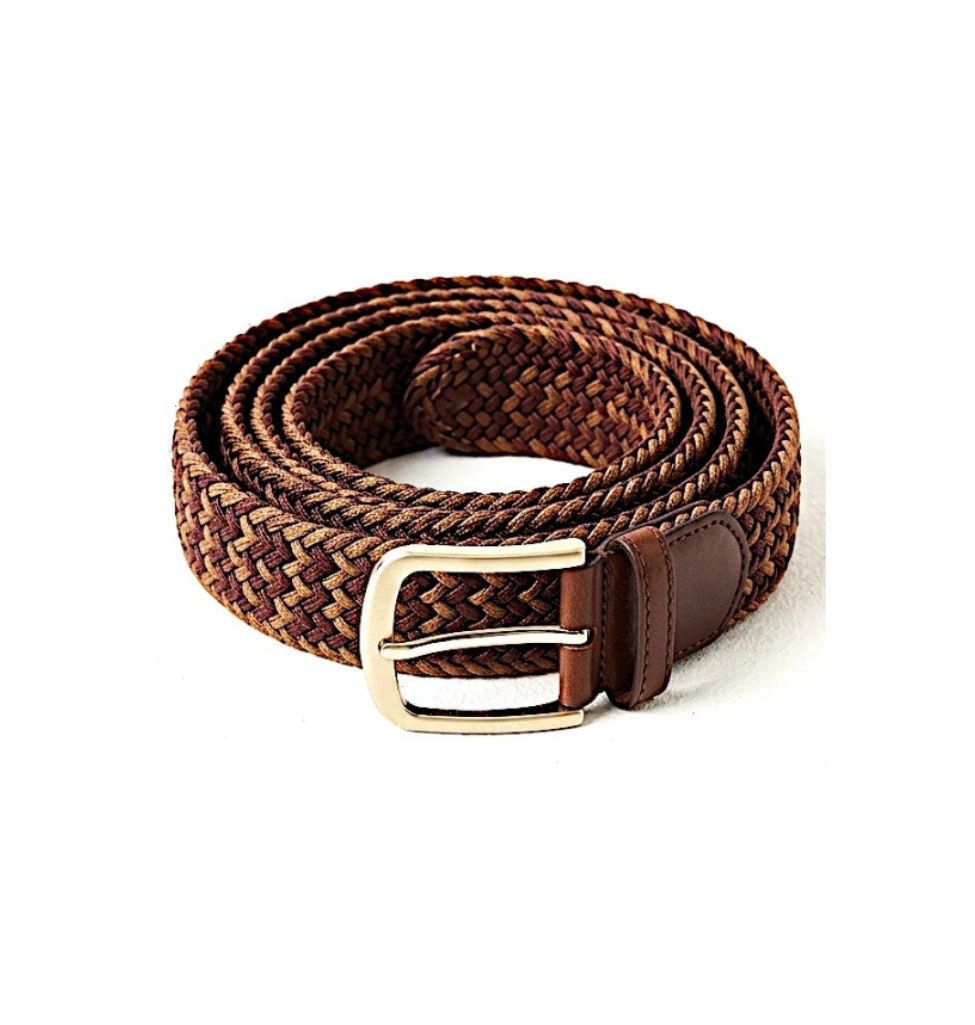 Fabric Belt Brown