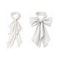 Double polka scarf & polka cravat Set