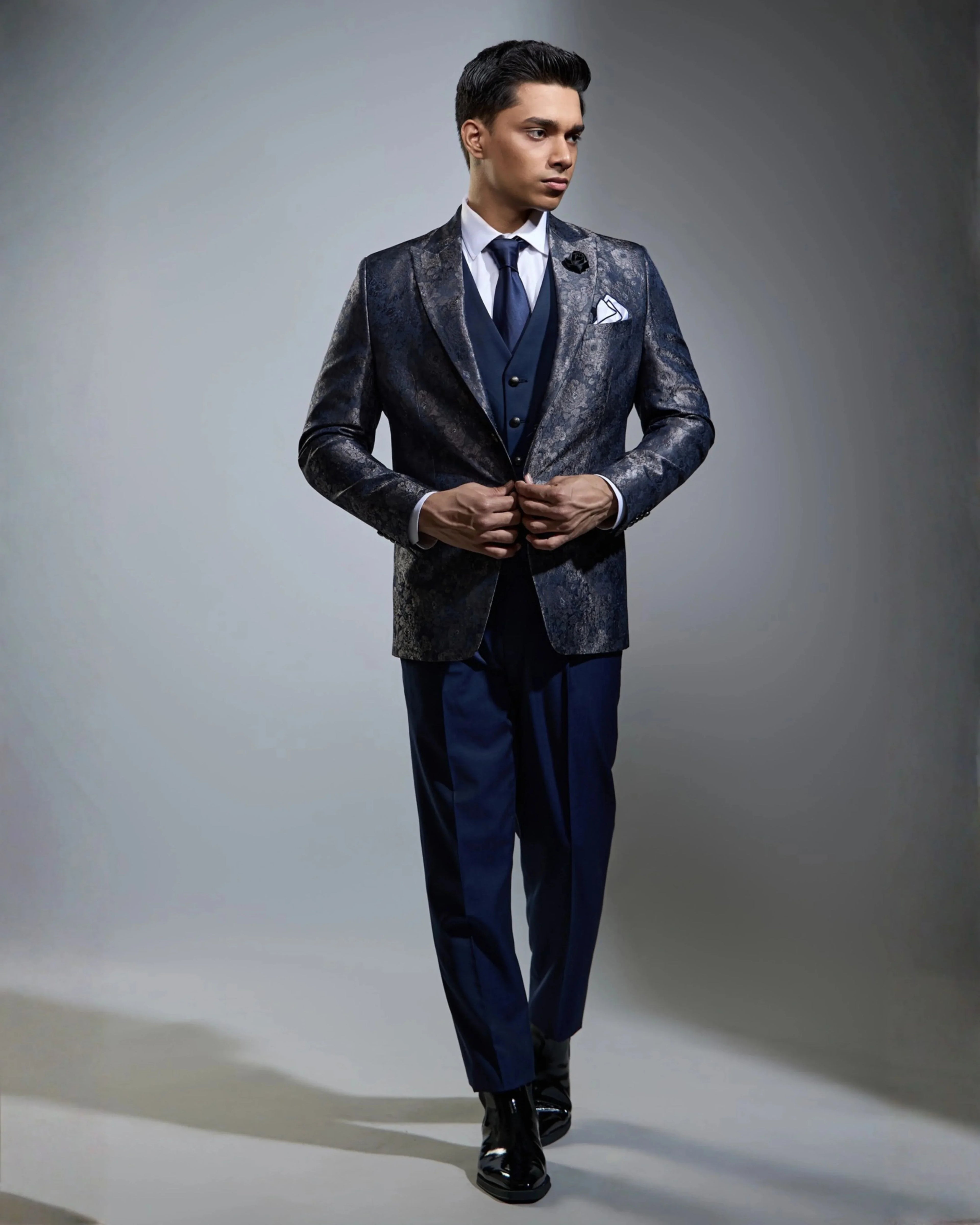 Lofty Luxe LL13 Victoria 3-piece Suit Navy