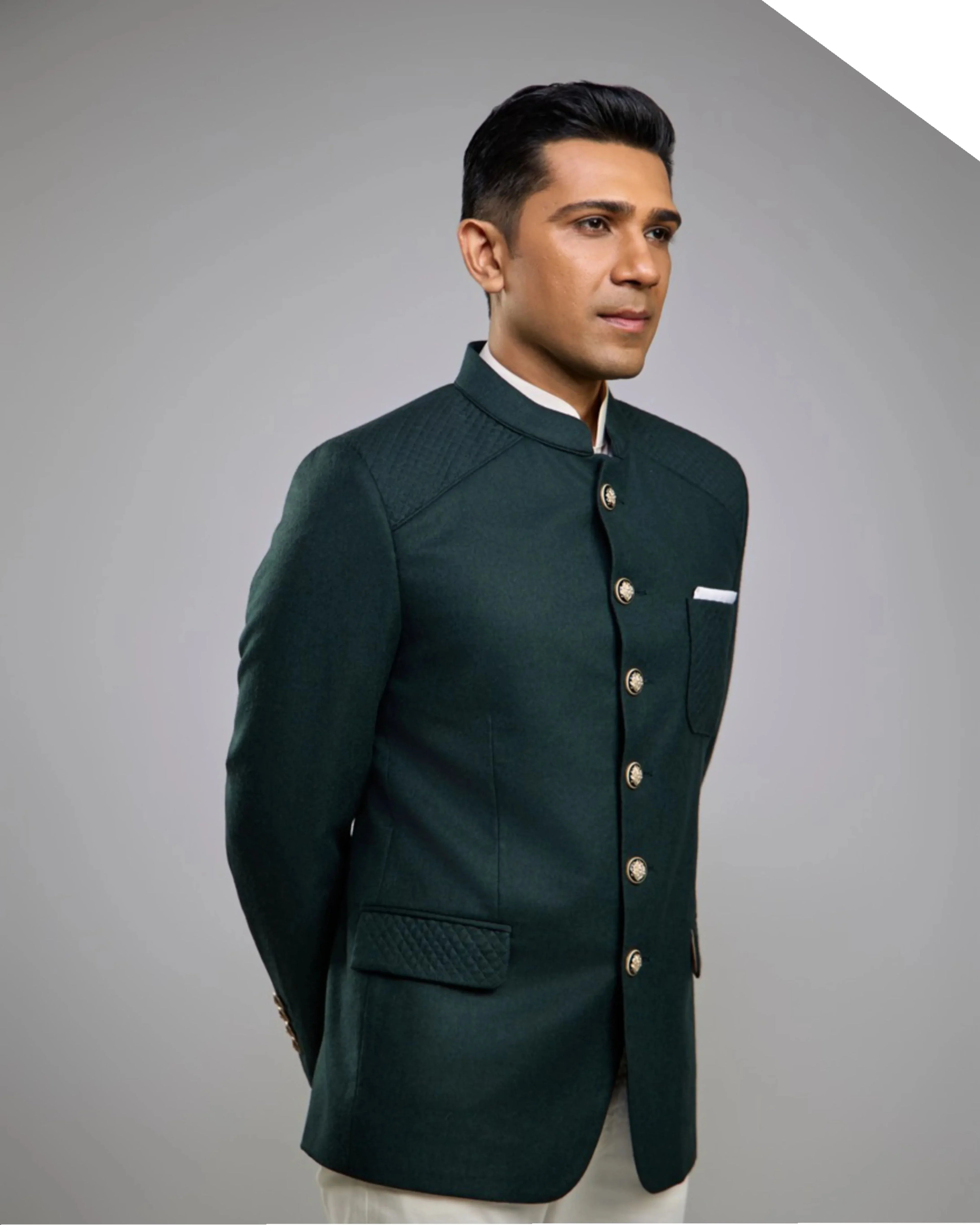 Lofty Luxe LL15 Russe 2-piece Suit |Bottle Green|