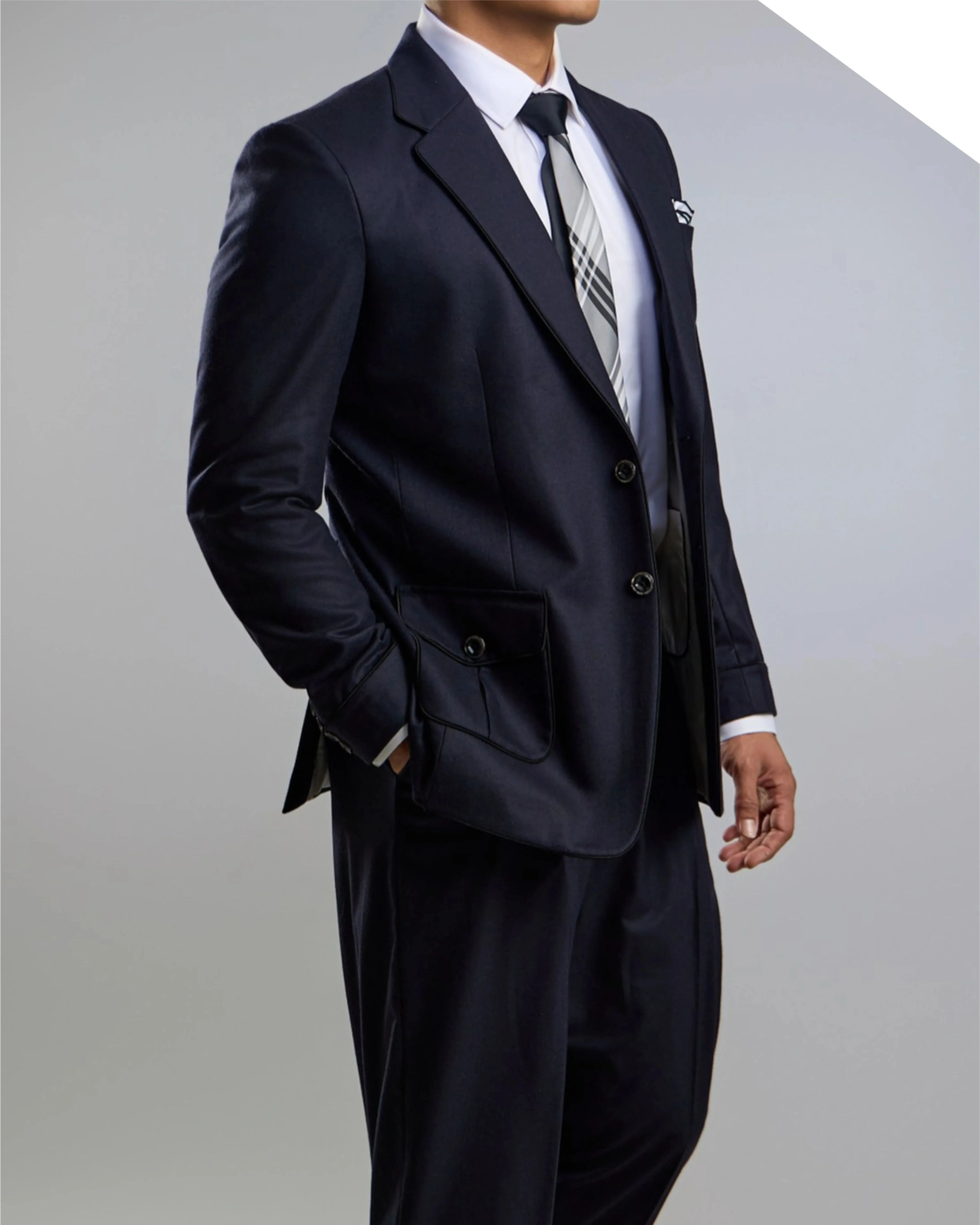 Relaxed Luxury RL9 Midnight Suit Navy