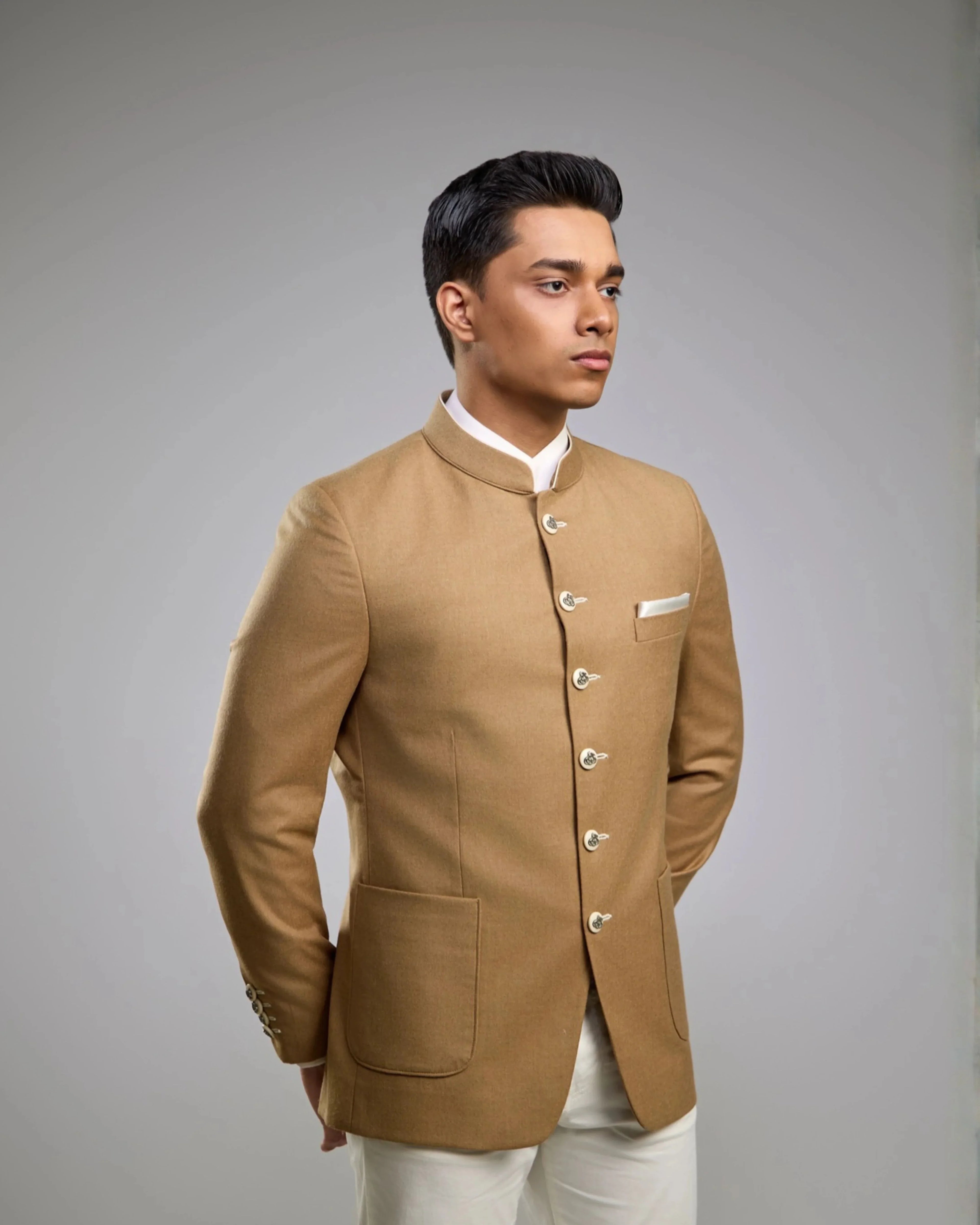 Lofty Luxe LL16 Crown 2-piece Suit Camel