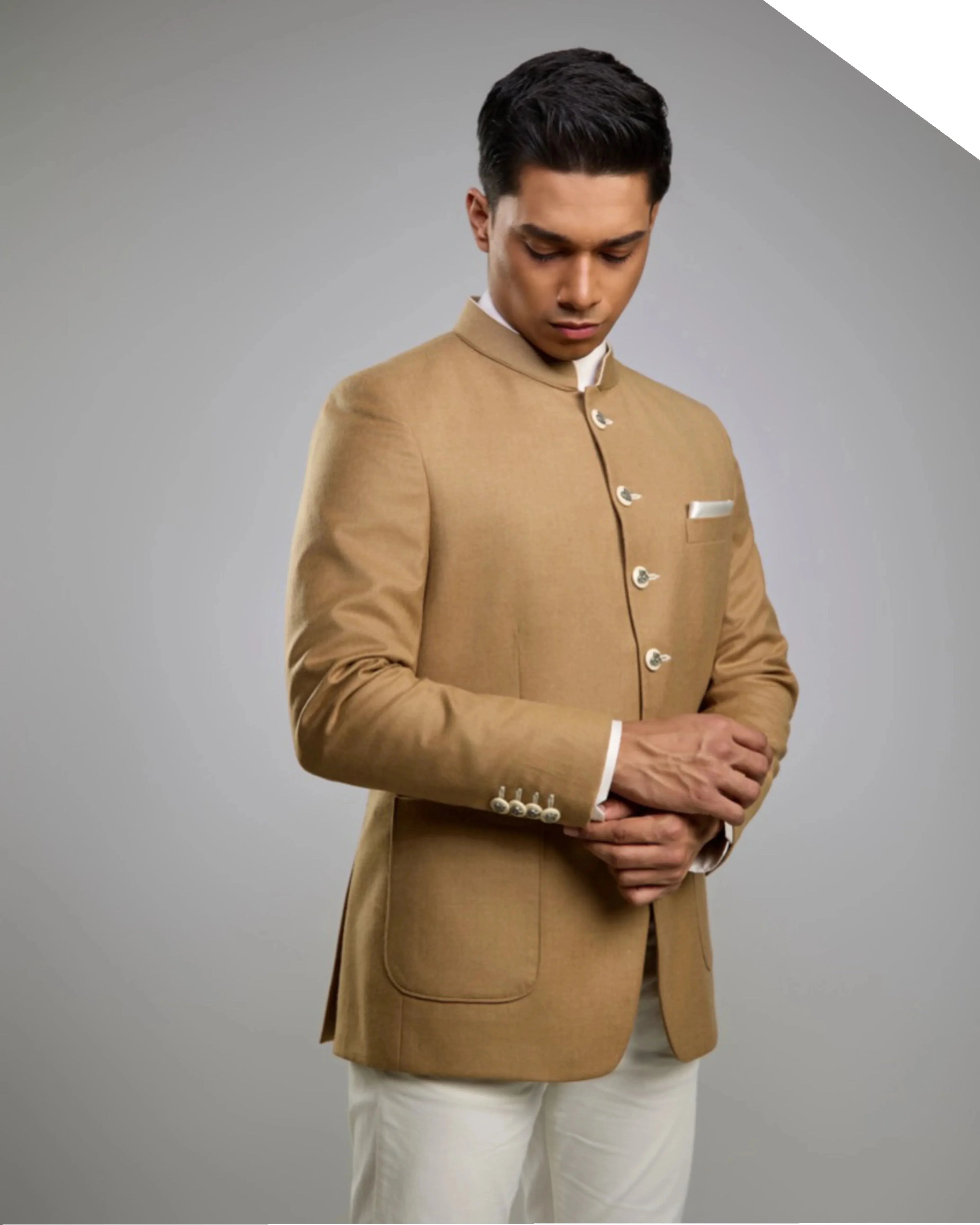 Lofty Luxe LL16 Crown 2-piece Suit Camel
