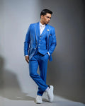 Lofty Luxe LL19 Summer 3-piece Suit |Fresh Blue|
