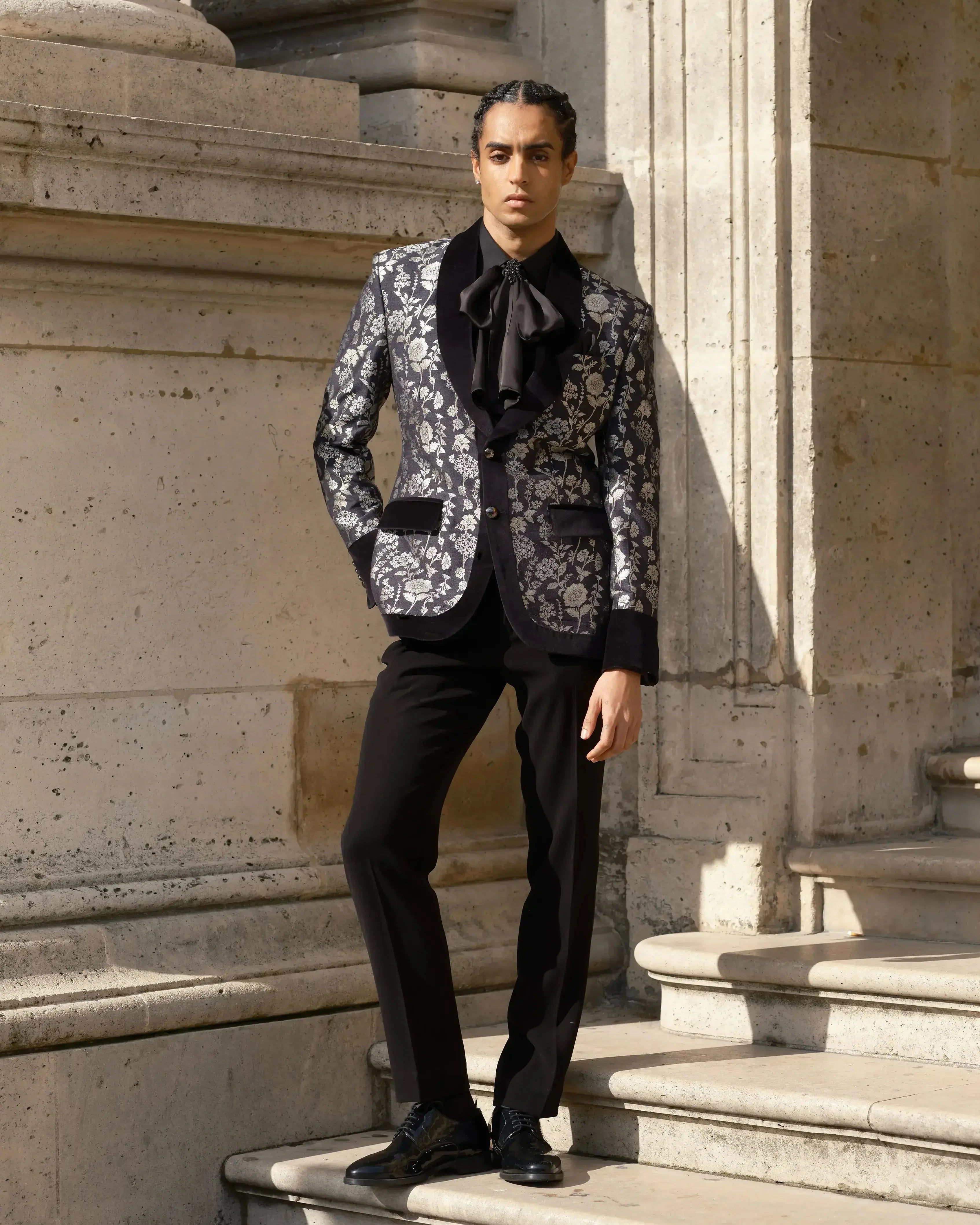 Lofty Luxe LL7 Moonga 2-piece Suit |Black Silver|