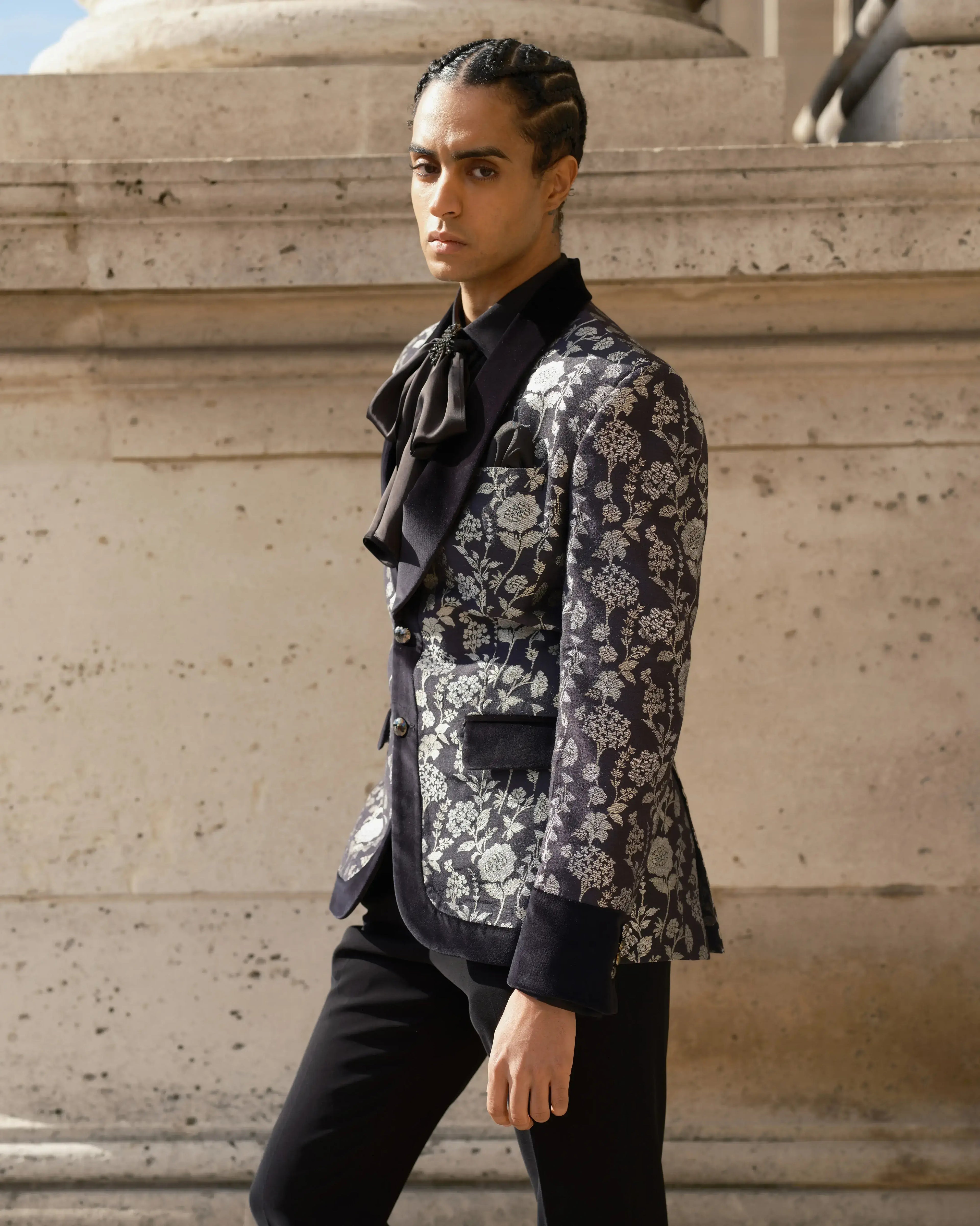 Lofty Luxe LL7 Moonga 2-piece Suit |Black Silver|