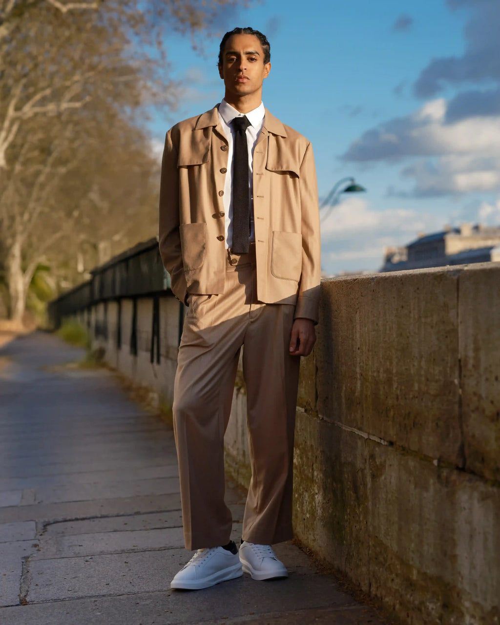 Relaxed Luxury RL4 Brick Suit Camel