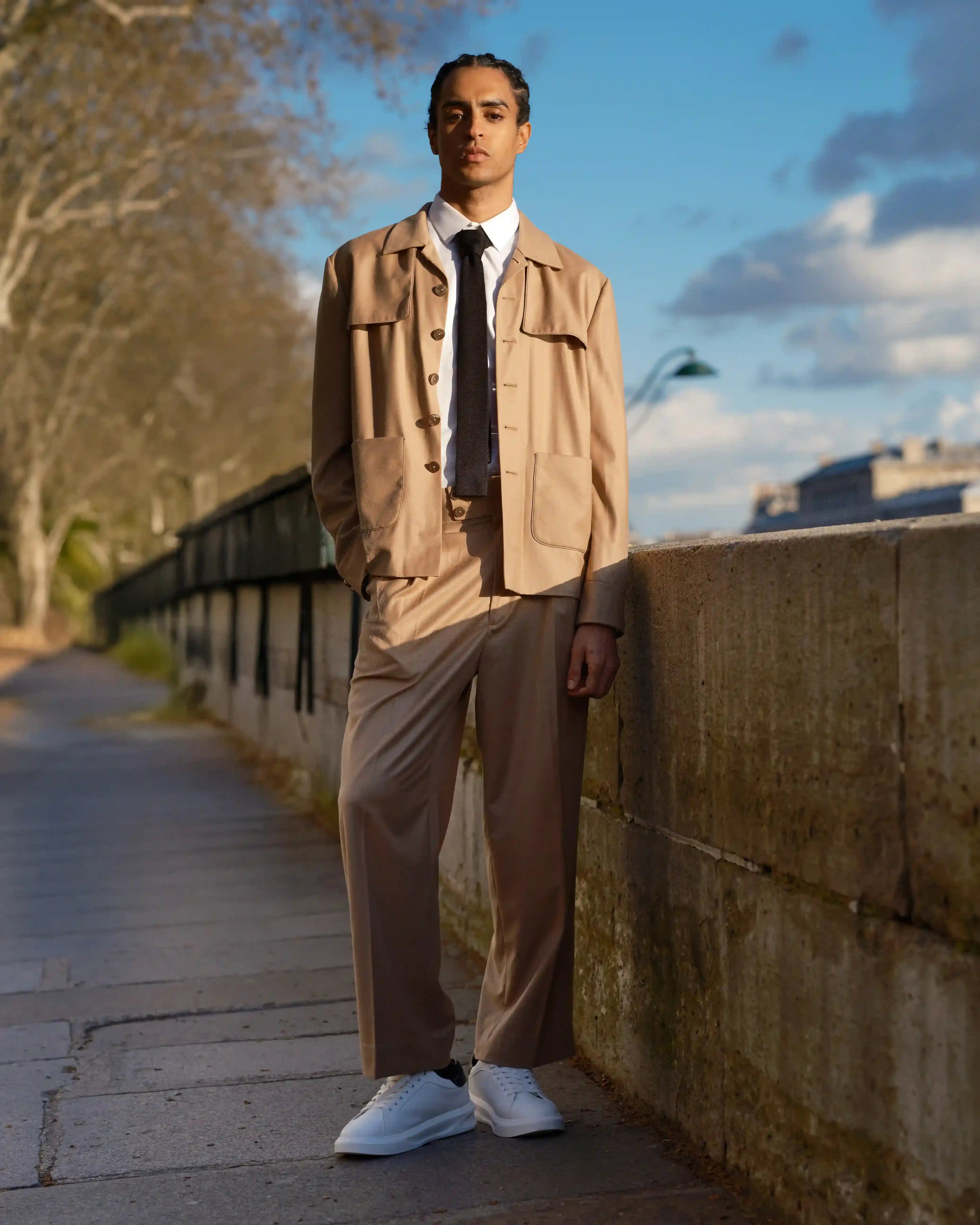 Relaxed Luxury RL4 Brick Suit Camel