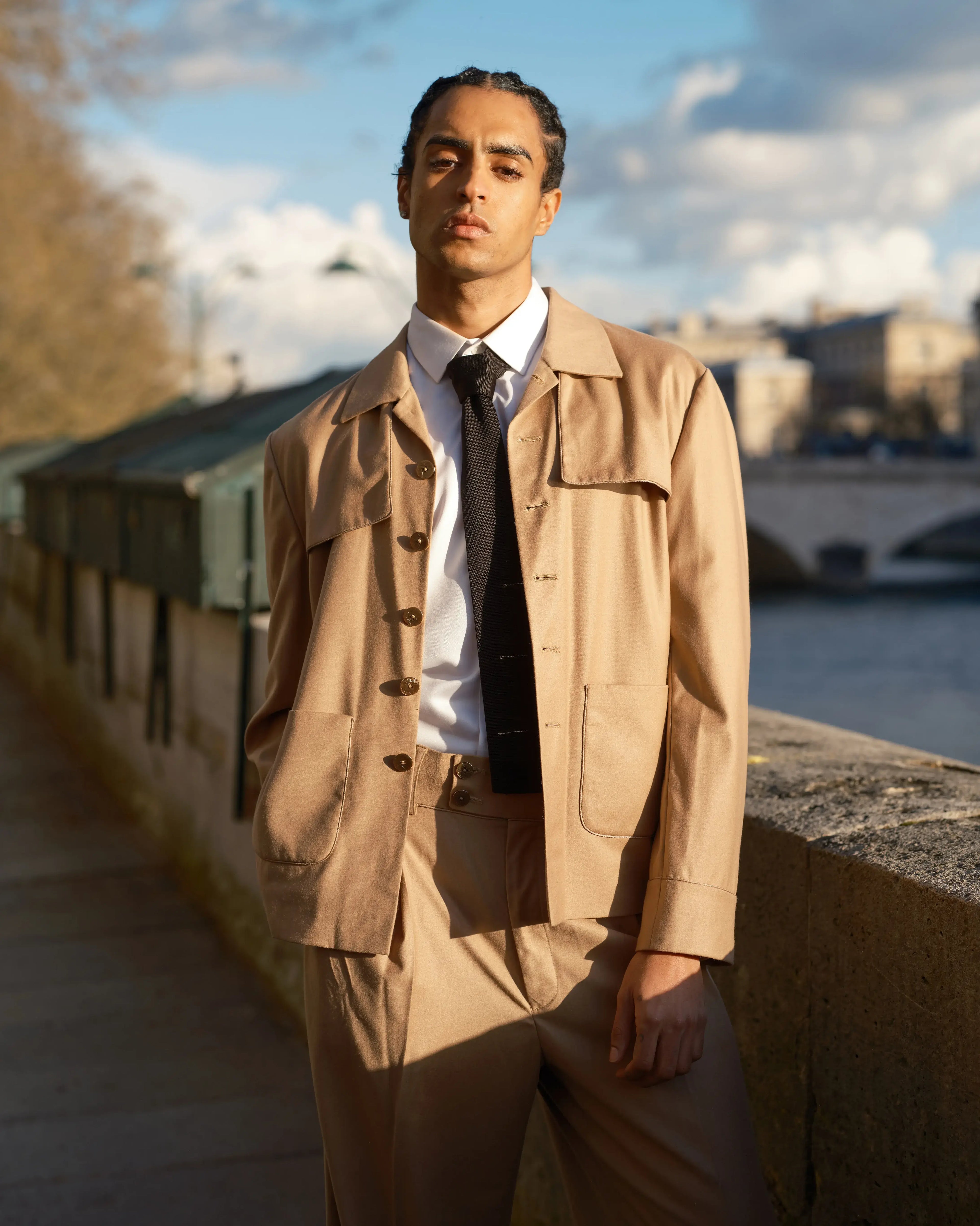 Relaxed Luxury RL4 Brick Suit Camel