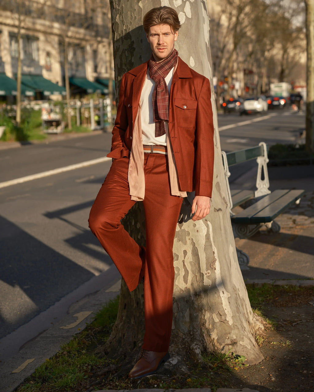 Relaxed Luxury RL6 Forest Suit |Brick Red|