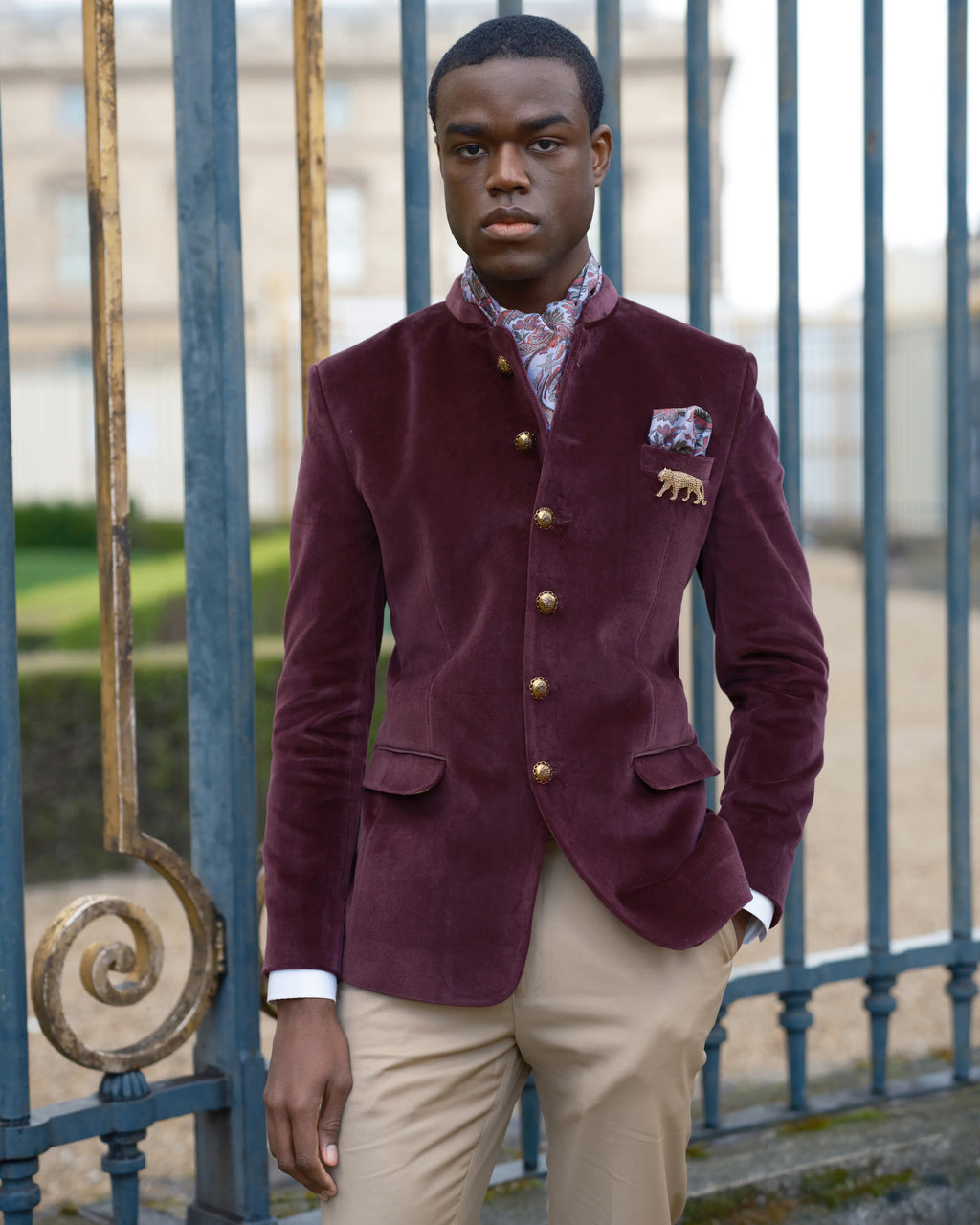 Lofty Luxe LL11 Bordeaux 2-piece Suit Wine