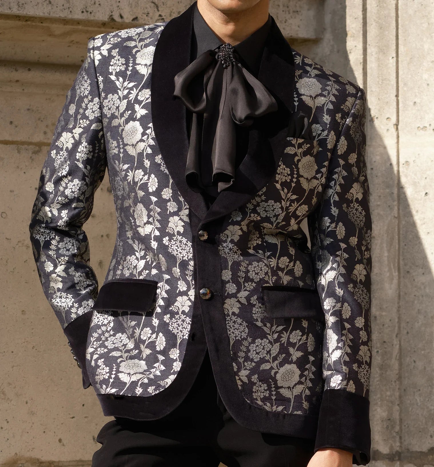 Lofty Luxe LL7 Moonga 2-piece Suit |Black Silver|