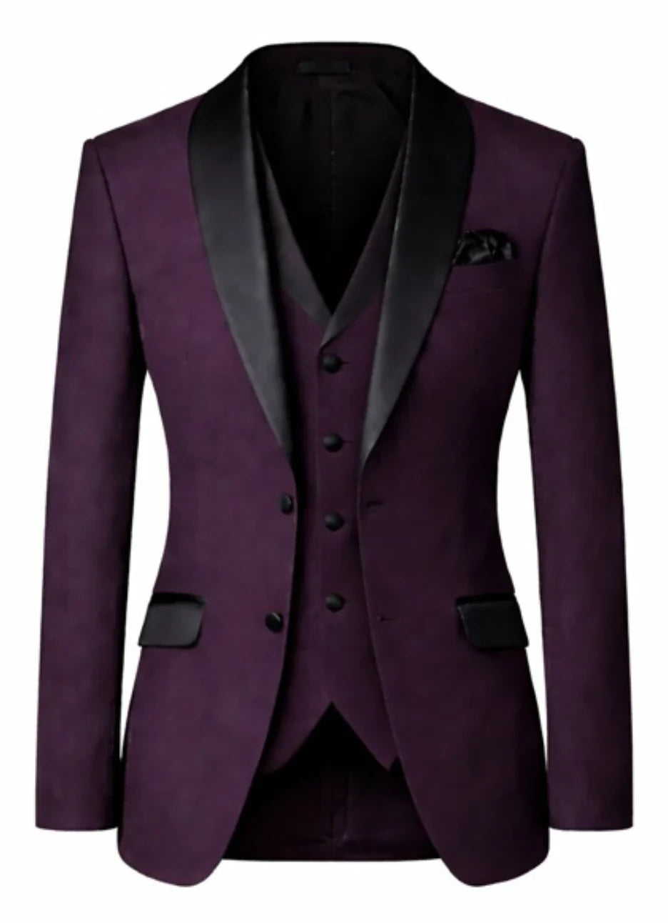 Lofty Luxe LL9 Muse 3-piece Suit Wine