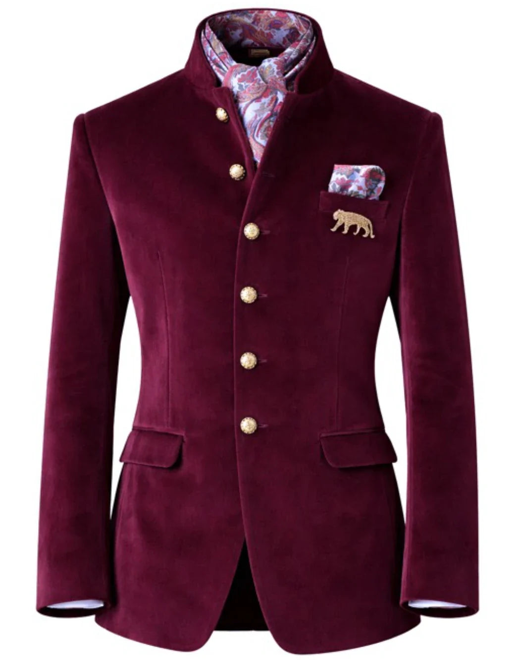 Lofty Luxe LL11 Bordeaux 2-piece Suit Wine