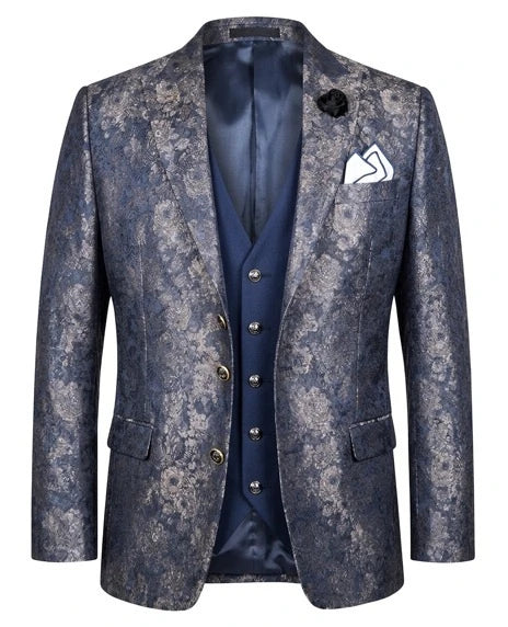 Lofty Luxe LL13 Victoria 3-piece Suit Navy