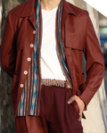 Relaxed Luxury RL5 Mull Suit Maroon